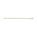 10K Yellow and White Gold 2.00 Cttw Diamond "S" Link 7" Bracelet (H-I Color, I2-I3 Clarity)-8
