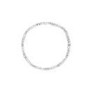 14K White Gold 1-1/2 Cttw Round Brilliant-Cut & Baguette Cut Diamond Bezel and Tapered Link 7" Tennis Bracelet (H-I Color, I1-I2 Clarity)-9
