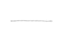 14K White Gold 1-1/2 Cttw Round Brilliant-Cut & Baguette Cut Diamond Bezel and Tapered Link 7" Tennis Bracelet (H-I Color, I1-I2 Clarity)-10