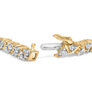 14K Yellow Gold Round-Cut Diamond Bracelet (4.00 cttw, H-I Color, I1-I2 Clarity)-5