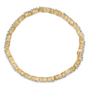14K Yellow Gold 4.00 Cttw Diamond Triangle Link Tennis Bracelet (H-I Color, I1-I2 Clarity) - 7" Inches-6