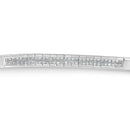 14K White Gold Princess Cut Diamond Bracelet (1.00 cttw, H-I Color, SI1-SI2 Clarity)-5