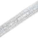 14K White Gold 7 7/8 Cttw Princess and Baguette Diamond Eternity Line Tennis Bracelet (G-H Color, SI1-SI2 Clarity) - 7" Inches-4