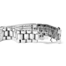 14K White Gold 12.0 Cttw Men's Invisible Set Princess Diamond Tennis Bracelet (G-H Color, VS1-VS2 Clarity) - Size 8.5" Inches-6