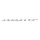 .925 Sterling Silver 1.0 Cttw Diamond Infinity Loop and Swirl Link Bracelet (I-J Color, I2-I3 Clarity) - 7.25" Inches-3