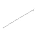 .925 Sterling Silver 1 cttw Prong-Set Diamond Link Bracelet (I-J, I1-I2) - 7.25"-10