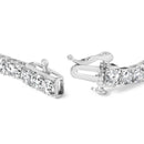 10K White Gold 5.00 Cttw Natural Diamond Tennis Bracelet-2