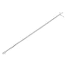 .925 Sterling Silver 1.0 Cttw Miracle-Set Diamond Round Faceted Bezel Tennis Bracelet (I-J Color, I3 Clarity) - 7"-19