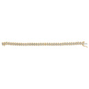 14K Yellow Gold Plated .925 Sterling Silver 1/2 Cttw Round Miracle-Set Diamond S-Curve Tennis Bracelet (I-J Color, I3 Clarity) - 7"-6