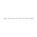 10K White Gold 2.0 Cttw Diamond Heart Link Bracelet-3