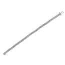 .925 Sterling Silver 1.0 cttw Diamond "Arrow" Shape Tennis Link Bracelet (I-J Color, I3 Clarity) -7.25"-11