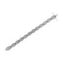.925 Sterling Silver 3.0 Cttw Prong Set Diamond Art Deco Style Tennis Bracelet (I-J Color, I2-I3 Clarity) - 7.25"-10