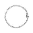 14K White Gold 5.00 Cttw Prong Set Lab Grown Round Diamond Classic Tennis Bracelet (F-G Color, VS2-SI1 Clarity) - 7.25"-7