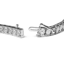 .925 Sterling Silver 1/10 Cttw Diamond 7.25" Link Bracelet (I-J Color, I2-I3 Clarity)-7