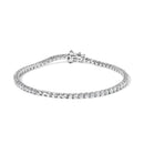 14K White Gold 4.0 Cttw Classic Lab-Grown Diamond Tennis Bracelet (F-G Color, VS2-SI1 Clarity) - 7" Inches-4