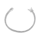 14K White Gold 2.0 Cttw Miracle Set Round-Cut Lab Grown Diamond Illusion 7" Tennis Bracelet (F-G Color, VS2-SI1 Clarity)-7