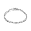 14K White Gold 2.0 Cttw Miracle Set Round-Cut Lab Grown Diamond Illusion 7" Tennis Bracelet (F-G Color, VS2-SI1 Clarity)-10