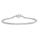 925 Sterling Silver 1.0 Cttw Diamond Tennis Bracelet-1