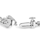 925 Sterling Silver 1.0 Cttw Diamond Tennis Bracelet-2