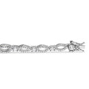 10K White Gold 3.00 Cttw Diamond Link Bracelet-2