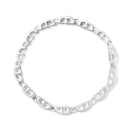 14K White Gold 3.0 Cttw Invisible Set Princess Cut Diamond Link and Buckle 7.25" Tennis Bracelet (I-J Color, I1-I2 Clarity)-7