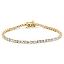 14K White Gold 5.0 Cttw Lab Grown Diamond Tennis Bracelet (F-G Color, VS1-VS2 Clarity) - 7.25" Inches-4