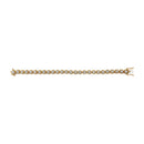 14K Yellow Gold Plated .925 Sterling Silver 3 9/10 Cttw Diamond Buttercup Style Tennis Bracelet-3