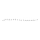 .925 Sterling Silver Diamond Accent Heart Link Bracelet (I-J Color, I3 Clarity) - 7.25"-3