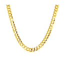3.2mm 10k Yellow Gold Curb Chain-2