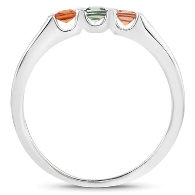 0.68 Carat Genuine Multi Sapphire .925 Sterling Silver Ring - 0