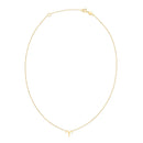 14K Yellow Gold Aries Necklace-2