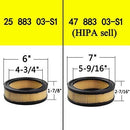 Hipa 47 883 03-S1 Air Filter 24 393 16-S Fuel Pump Tune Up Kit For Kohler CH18 CH20 CH22 CH23 CH25 CV18 CV20 CV22 CV23 CV25 Engine Lawn Mower-2