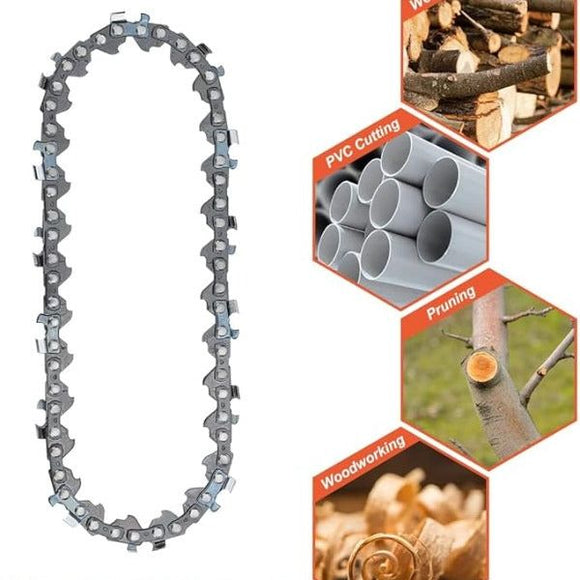 Hipa 4 Inch Chain 1/4 Mini-pitch .043 Gauge 28 DL for Stihl GTA 26 Replace Blade Pruner Hand Held 4-inch Bar Mini Cordless Electric Saw (Pack of 4)