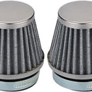 Hipa 2 Pack CB750 CB900 CB1000 GS700 54mm Air Filter Chrome Cone for Suzuki GS1000 GS750 GT550 GS700 GS850 Honda CB750 CB900 Kawasaki Kz1000-1