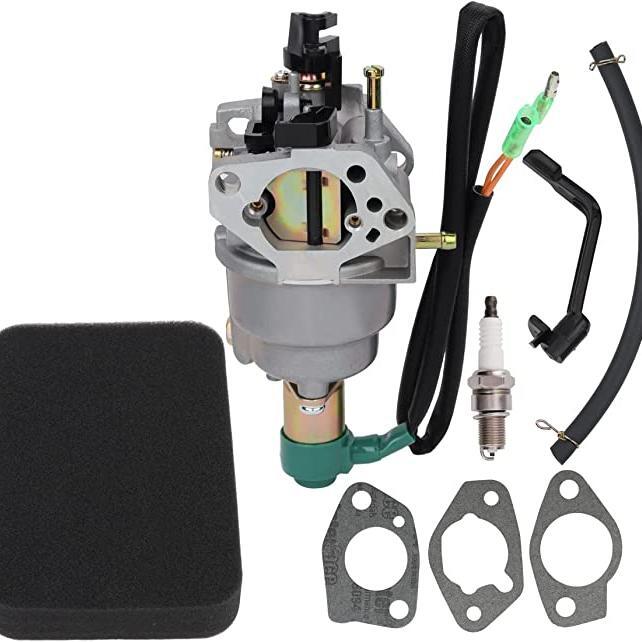 Hipa Carburetor w Air Fitler Tune Up Kit For Honda GX390 5000-8000 Watt 389cc 420cc Portable generator with Manual Choke
