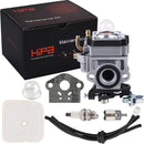 Hipa Carburetor Kit for Shindaiwa T242 T242X Echo PAS260 SRM260 SRM261 SRM 260 Trimmer # A021000700 WYK186 WYJ-138 WYK-196-1