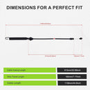 Hipa 532169676 Deck Clutch Cable for Craftsman 917270750 Lawn Tractor Husqvarna LT1000 LT2000 LT16542 42 inch Riding Lawn Mower Replaces 169676 175067-3