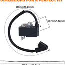 Ignition Coil For Husqvarna 128LDX 128C 128CD 28cc 125L 125E 124L Gas Weed Trimmer Brushcutter Replace 545046701 with Spark Plug-2