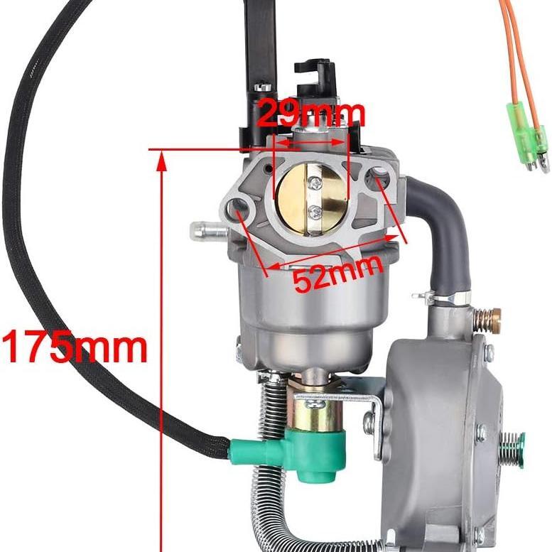 Hipa GX390 188F Generator Dual fuel Carburetor LPG CNG Conversion kit 4.5-5.5KW Manual Choke Carb