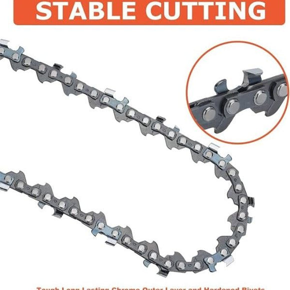 Hipa 4 Inch Chain 1/4 Mini-pitch .043 Gauge 28 DL for Stihl GTA 26 Replace Blade Pruner Hand Held 4-inch Bar Mini Cordless Electric Saw (Pack of 4)