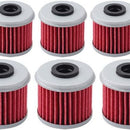 Hipa Oil Filter For ATV Honda CRF150R CRF250R CRF250X CRF450R CRF450X TRX450R Motorcycle Replaces # 15412-MEN-671 (Pack of 6)-1
