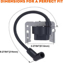 Hipa 4443A 34443 Ignition Coil Module for Tecumseh 34443B 3443C 34443D LV195EA OH195XP OHH45 OHH50 OHH55 OHH60 Toro 6.75HP 6.5HP Lawnmower Snowblower-2