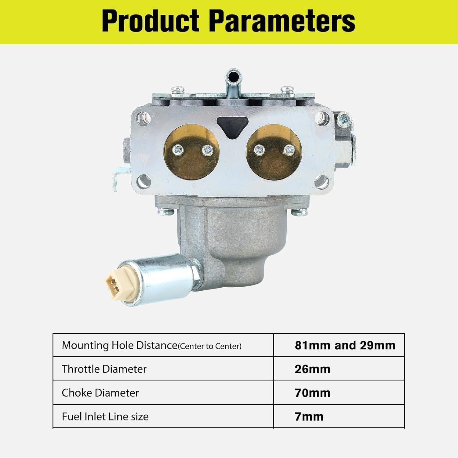 Hipa MIA10632 Carburetor Kit Fit John Deere LA120 LA130 LA135 LA140 LA145 LA150 Z425 Z255 Z425 Lawn Tractor for BS 791230 799230 699709 499804