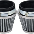 Hipa 2 Pack CB750 CB900 CB1000 GS700 54mm Air Filter Chrome Cone for Suzuki GS1000 GS750 GT550 GS700 GS850 Honda CB750 CB900 Kawasaki Kz1000-3