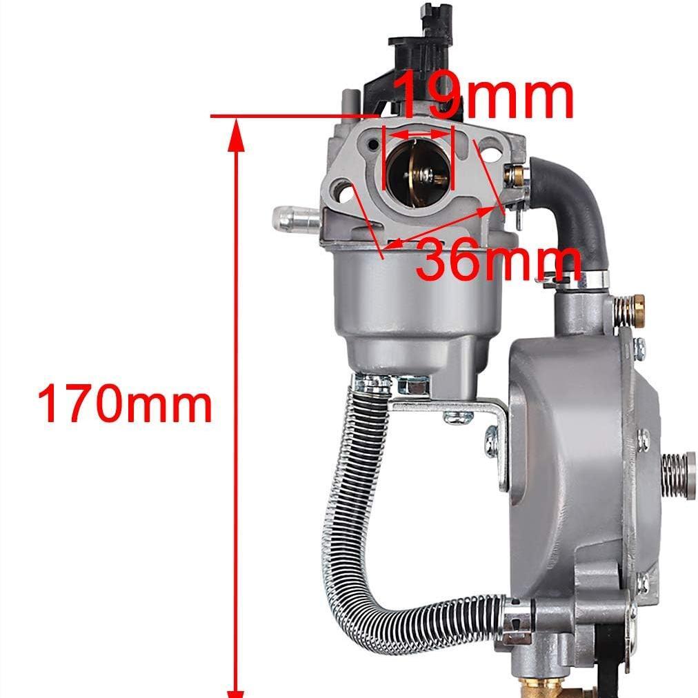 Hipa GX160 GX200 Dual Fuel Carburetor for HONDA GX 160 GX 200 Gasoline/LPG Conversion Kit 2KW 2.8KW 170F Generator Water Pump