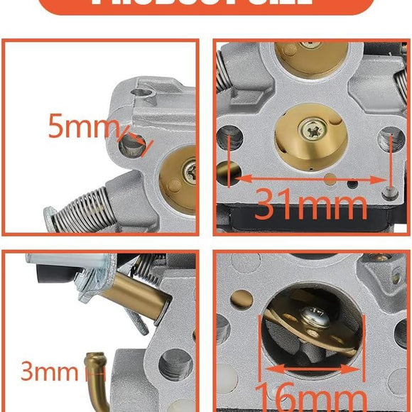 Hipa 506450501 Carburetor for Husqvarna 440 435 440E 435E 135 140 140E 135E Chainsaw Parts Replace Zama C1T-EL41A C1T-EL41