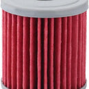Hipa (Pack of 5) HF207 Oil Filter for Kawasaki KX250F KX450F 04-17 Suzuki RMZ250 RMZ450 RMX450Z Replace # KN-207, K5202-00001, 16510-35G00-2