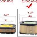 Hipa 32-083-06 Air Filter For Kohler SV710 SV715 SV720 SV725 SV730 SV735 SV740 SV810 SV820 SV830 SV840 Courage Engine Tractor 32-083-06S 32 883 03-S1-3