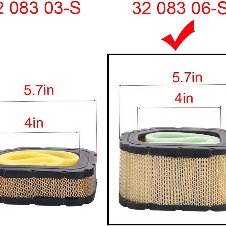 Hipa 32-083-06 Air Filter For Kohler SV710 SV715 SV720 SV725 SV730 SV735 SV740 SV810 SV820 SV830 SV840 Courage Engine Tractor 32-083-06S 32 883 03-S1