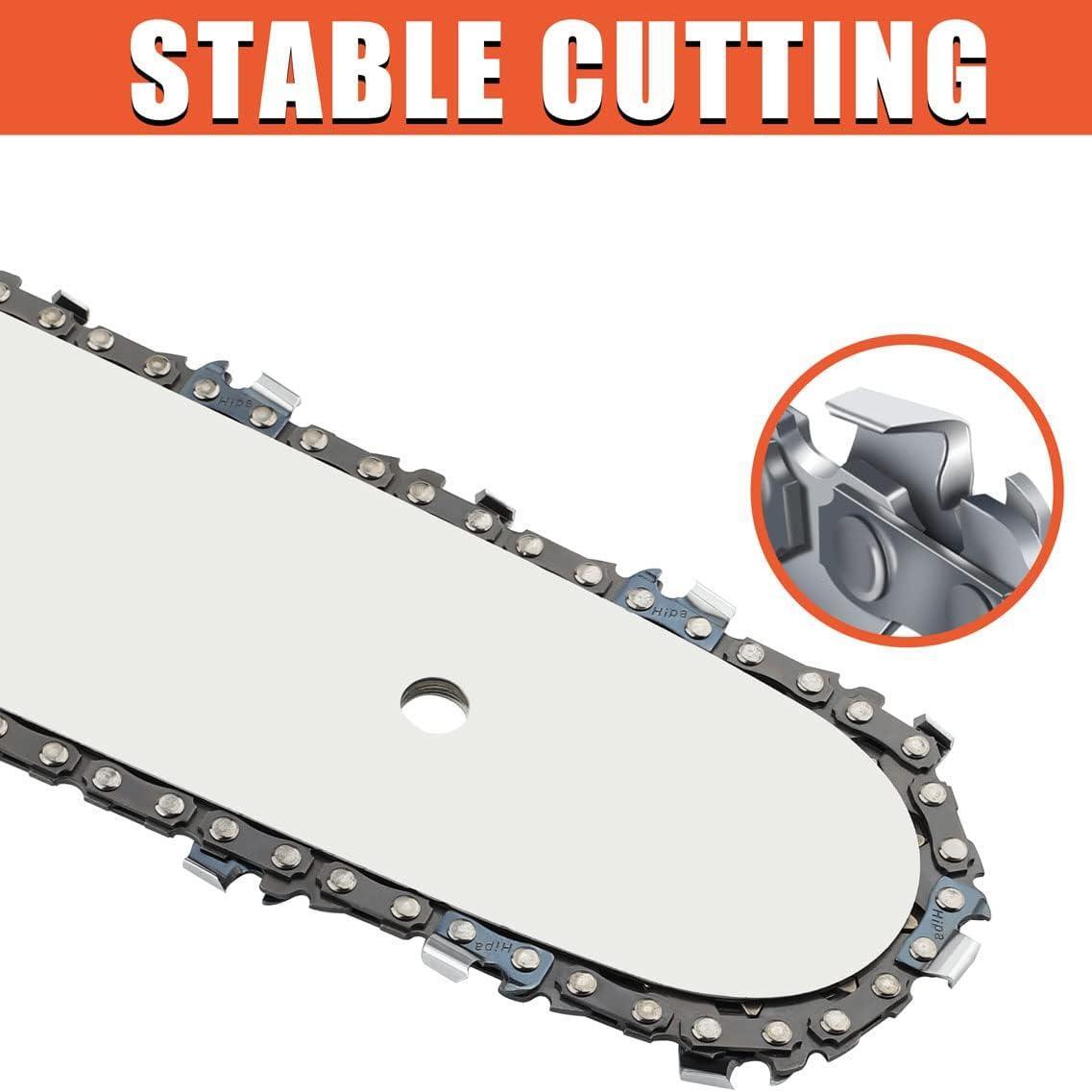 Hipa 12 Inch Chain 3/8 LP .043 Gauge 44 DL For Oregon R44 Advance Cut Echo PPT-230 PPF-210 PPF-211 Stihl MS170 MS180C Shindaiwa P230 P231 Pole Saw Chainsaw